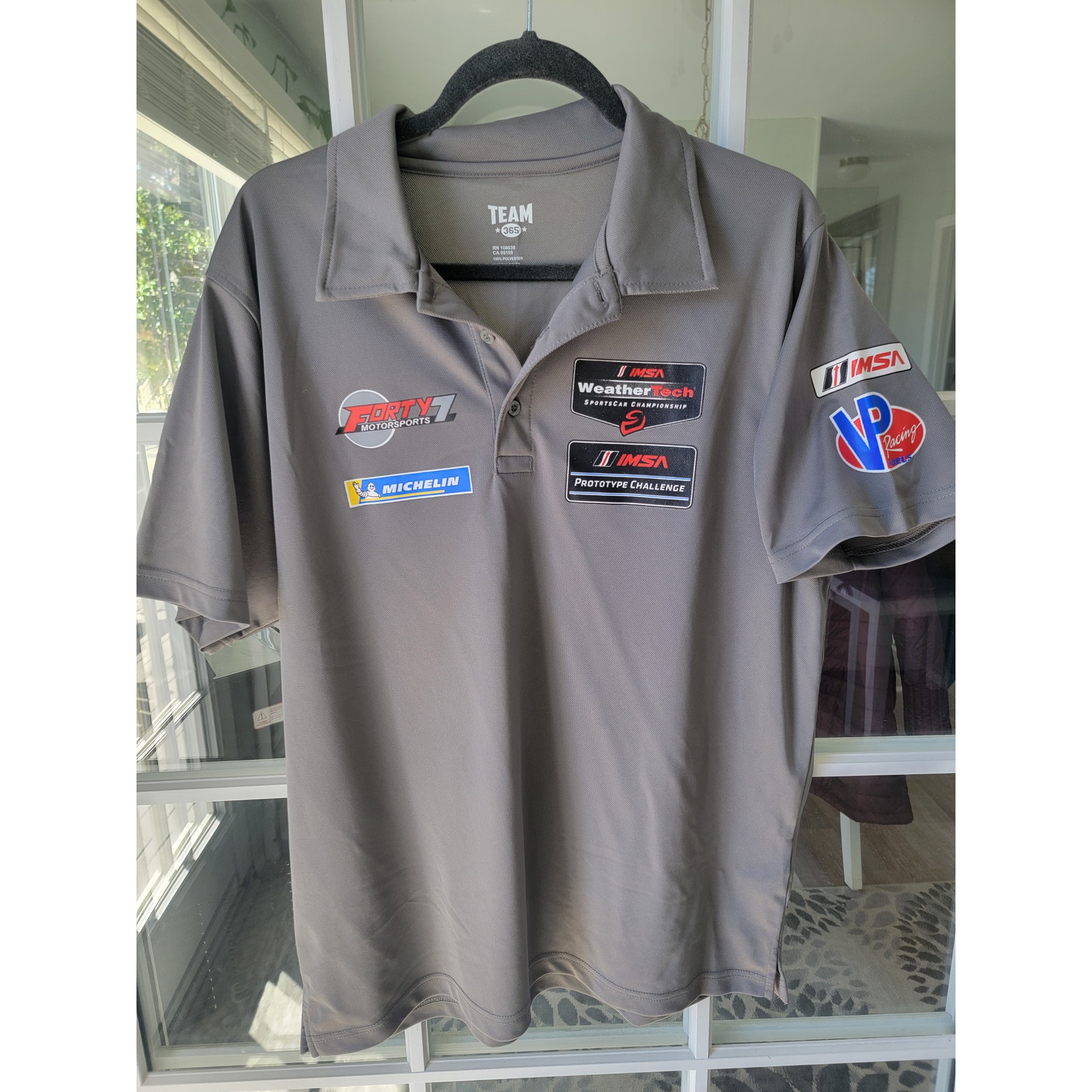 Imsa Weathertech Prototype Challenge Race Team Crew Polo Shirt